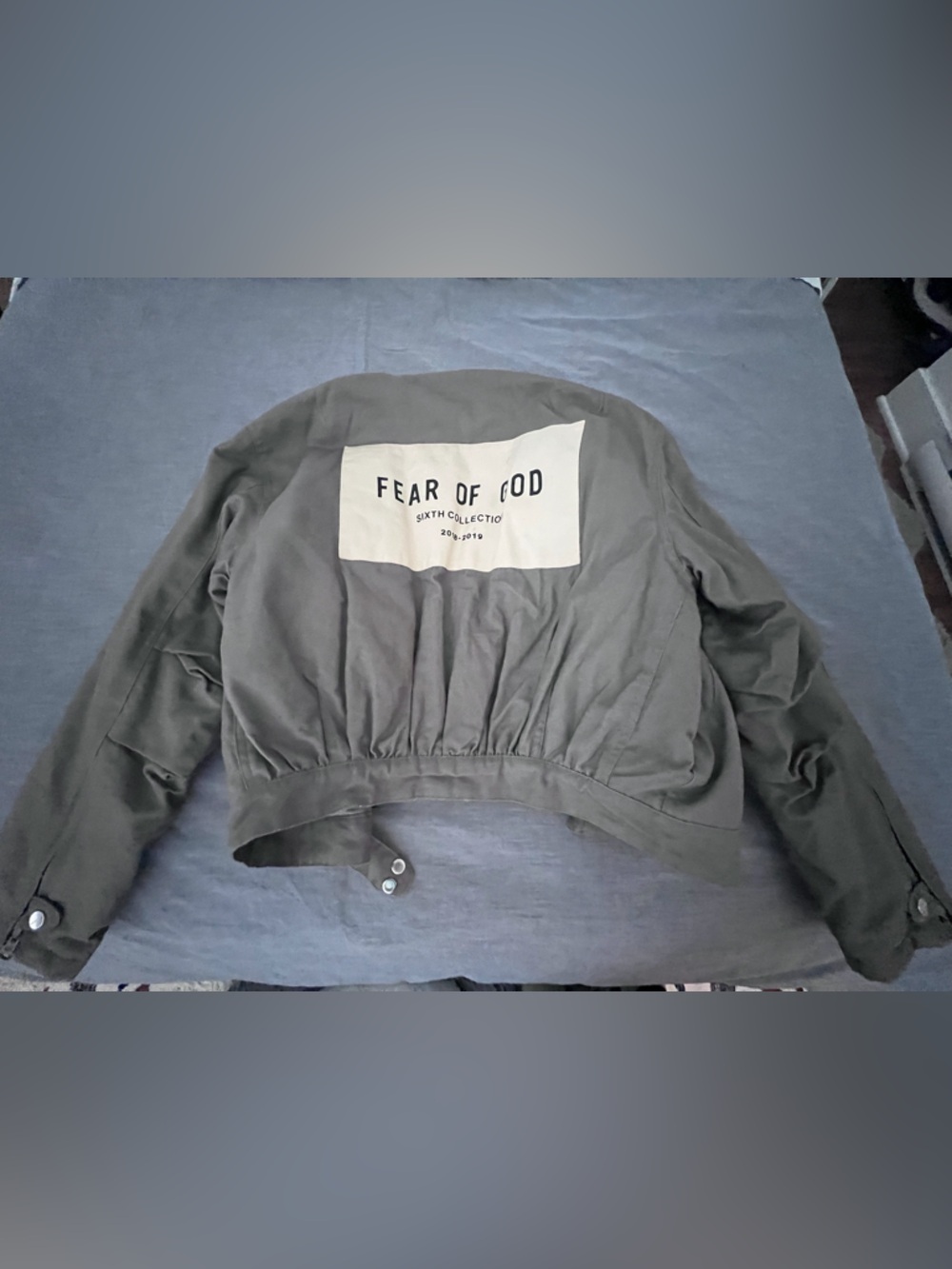 Fear of god (FoG) Sixth collection bomber jacket (fall/winter 2018) grey - L
